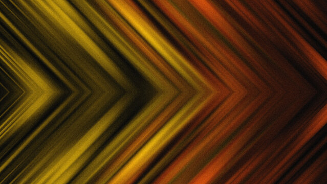 Abstract design with arrow patterns grading from gold to copper.