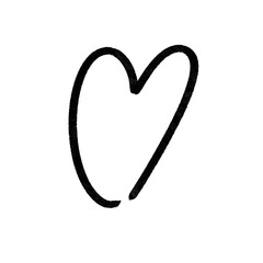 heart love doodle illustration sketch