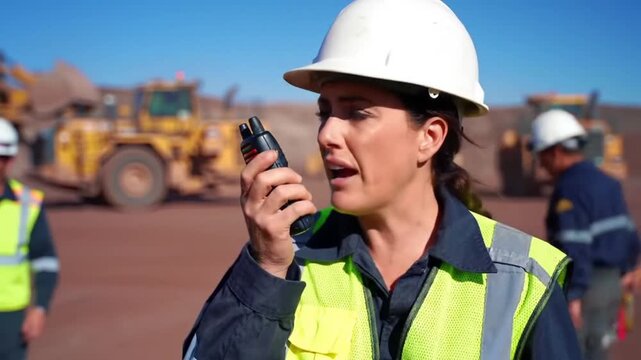 Efficient Communication on the Construction Site: A Foreman's Direct Instructions