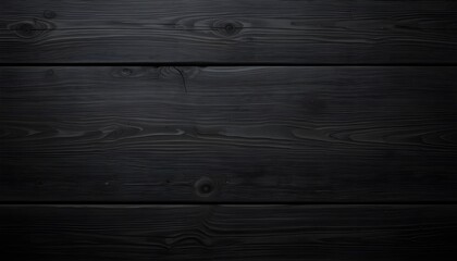 Naklejka premium Rustic Dark Wooden Background with Aged Black Wood Texture for Designs