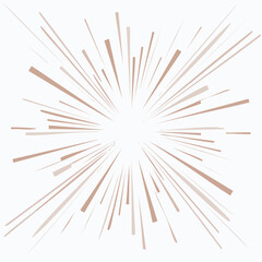 Obraz premium Comic cartoon boom speed effect, explosive motion line element