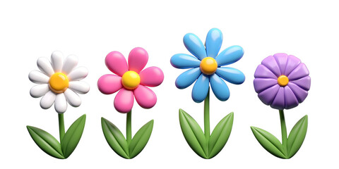 ceramic, vibrant, multi-colored, glossy, intricate, stylized, whimsical, playful, flower-shaped, 3D,