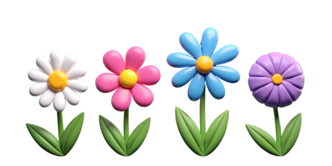 ceramic, vibrant, multi-colored, glossy, intricate, stylized, whimsical, playful, flower-shaped, 3D,