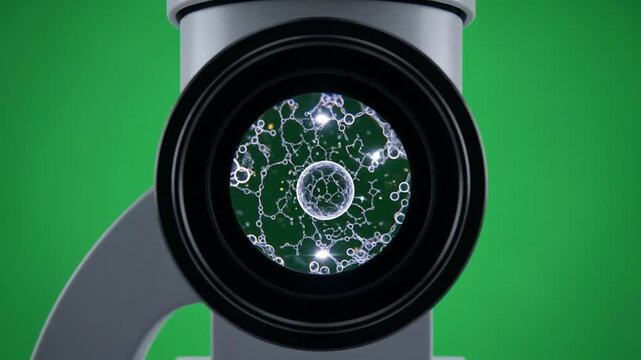 Microscopic View: Cellular Structures Under Examination