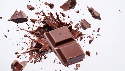 Explosion of yellow powder on a black background, captured with a wide-angle lens.