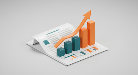 3d business icon isometric 4