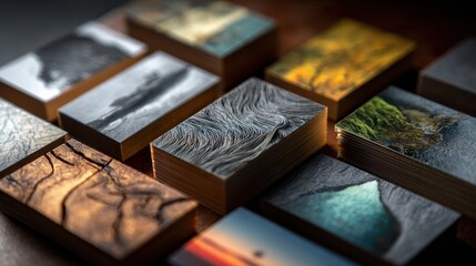 Layered Art Blocks: Nature Photography