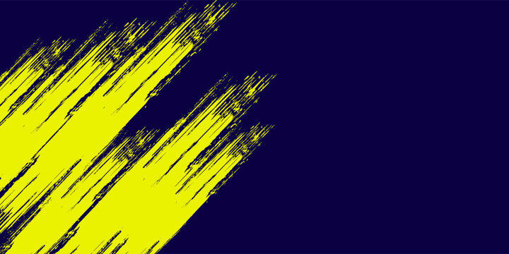 Yellow halftone on blue background. Vector dotted sparkles or halftone shine pattern texture Pop Art Style Background.