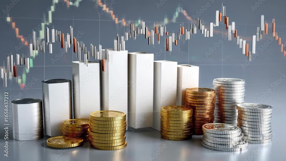 Poster discovering effective investment strategies and understanding market trends with financial growth in