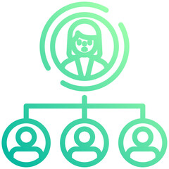 succession planning icon for career, business, website, application, printing, document, poster design, etc