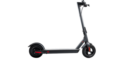 Scooter for urban commute on transparent background