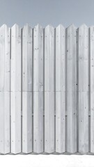 Fototapeta premium Light gray wooden fence panels.