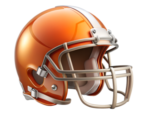 flat design football helmet