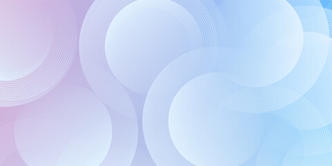 abstract background .blue and pink gradation. circle effect style. modern minimalist.eps 10