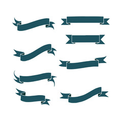 Ribbon banner vector – decorative ribbon element for logos, invitations, and branding projects.