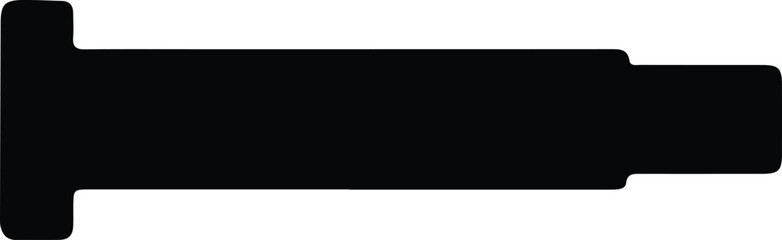 Vector Black rubber car ramp curb ramp silhouette Illustrator