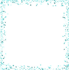 blue christmas border