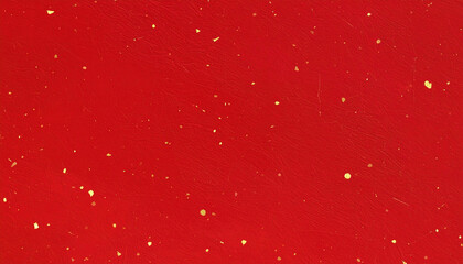 金箔の入った和紙　赤　背景素材