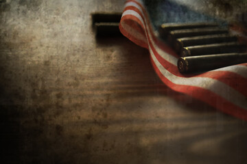 Grunge abstract background. Background concept of the war in Ukraine. Sleeve flags dirt and smoke.