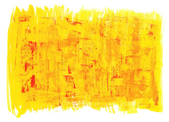 Fototapeta premium Textured abstract painting with bright warm colors for creative design.