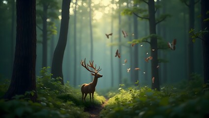 Immersive Forest Landscape with Augmented Reality