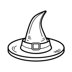 A vintage black felt fedora hat is a classic fashion accessory isolated on a white background