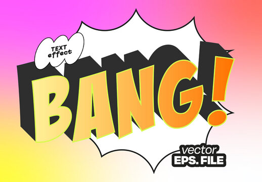 Comic Bang Text Effect