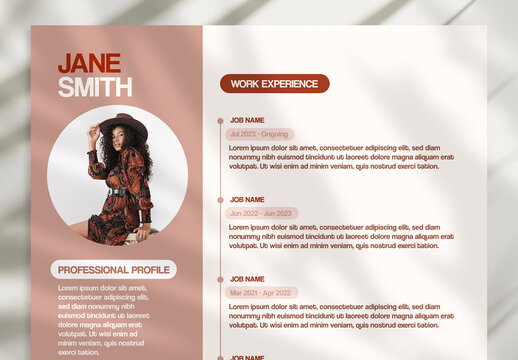 Resume Layout Template