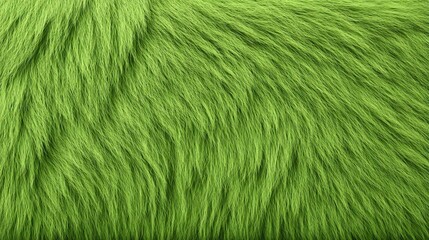 Vibrant green fur texture nature close-up softness detailed view aesthetic appeal for design