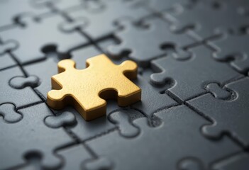 Fototapeta premium Different Puzzle Piece