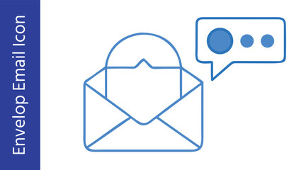 Email Support Envelop Icon Collections