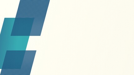 Professional Abstract Background with Geometric Shapes. Modern Clean Design in Blue and Teal. Ideal for Corporate and Business Presentations