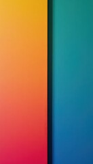 A close up of two different colored books on a table.