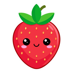 Obraz premium strawberry vector illustration