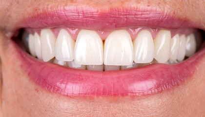 Healthy smile, bright teeth