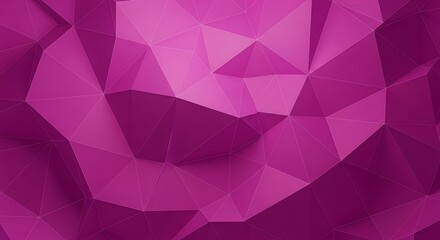 Abstract geometric polygon background with triangles and a modern design in purple