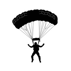 paragliding in the sky