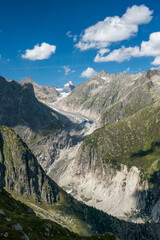 Fiescher Gletscher, Wallis, Schweiz