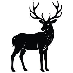 Obraz premium wapiti vector