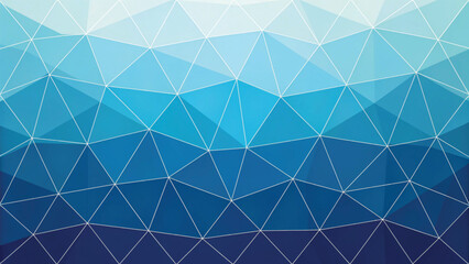 Geometric Blue Gradient Low Poly Background pattern