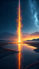 Warm Apricot Gold Light Smudge Abstract Background	
