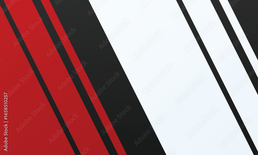 Poster red white and black abstract background layer on bright space with diagonal lines effect decoration.