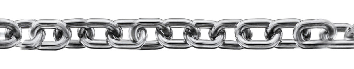Obraz premium Intertwined, repeating chain links in a monochrome design