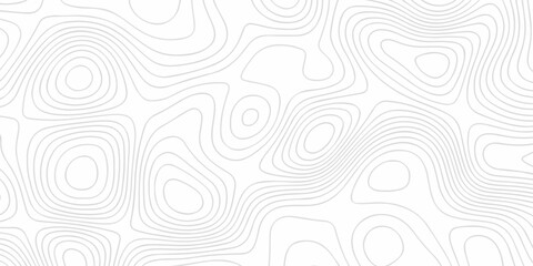 Abstract minimal The pattern discovery vector topo map creative discovery White wave grid stripe line map topography. vector geographic contour mounted map background.	