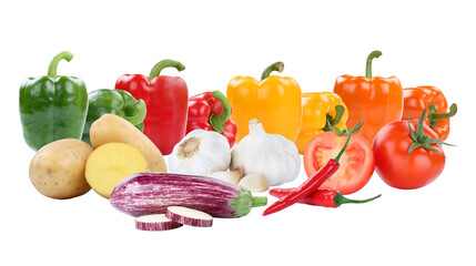 vibrant assortment of garden-fresh vegetables for cooking