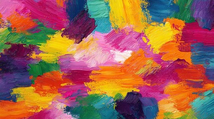 Vibrant Color Explosion: Abstract Art Background