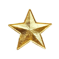 Fototapeta premium Shiny golden star, award symbol for excellence and achievement
