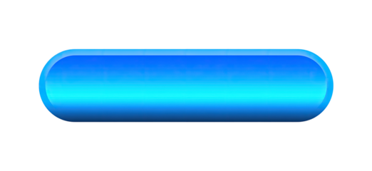 Bright,  glossy,  oval  blue  button  on  black  background