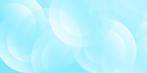 Minimalist banner background, pastel colorful, Light Blue gradations. vector