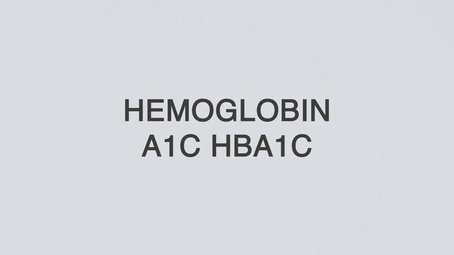 Hemoglobin A1C HbA1c concept word hand holding stethoscope on white background for patient care, diabetes monitoring, diagnosis, treatment, prevention, wellness, and health awareness